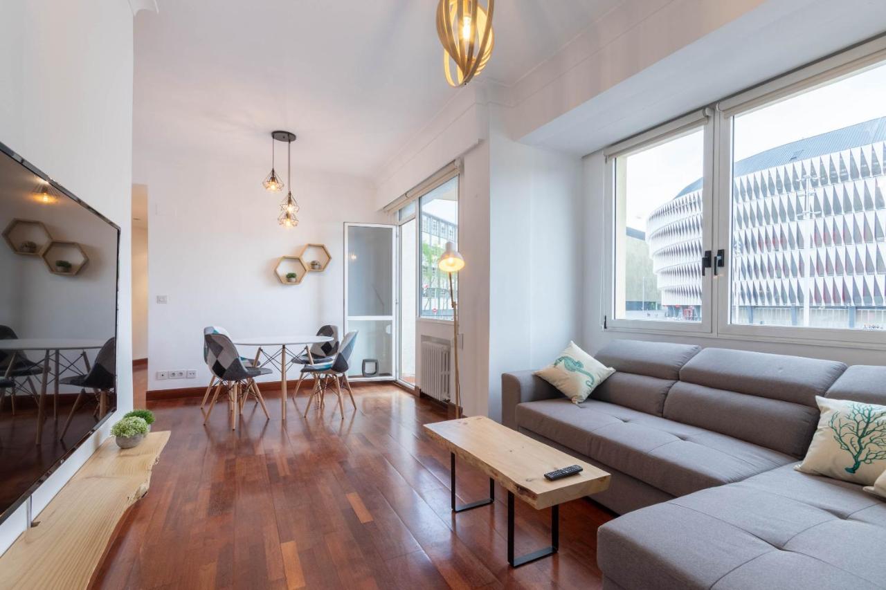 Apartamento Con Vistas Al Estadio San Mames Bilbau Exterior foto